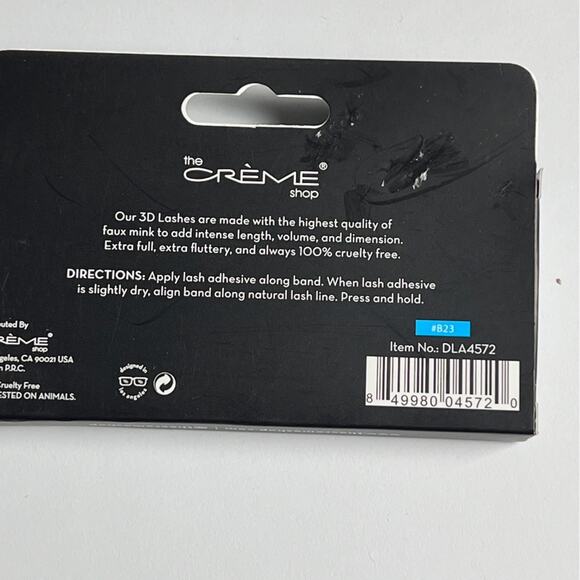 THE CRÈME SHOP 3D FAUX MINK Tea LASHES - Picture 4 of 5